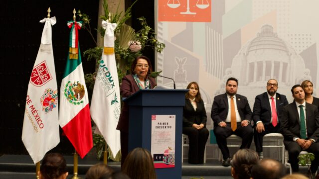 Celia Maya García presenta una propuesta de coordinación nacional entre tribunales de disciplina judicial