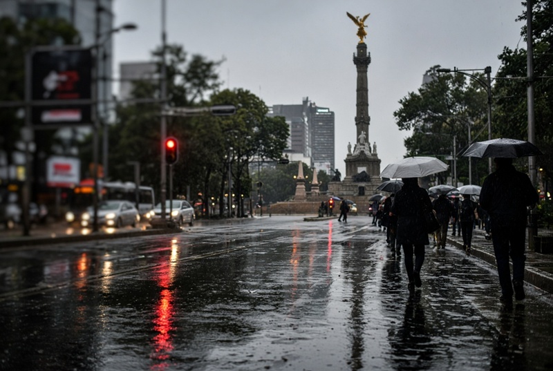 Panorámica urbana de la Ciudad de México para ilustrar el calor acumulado en zonas densamente construidas